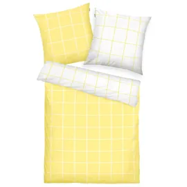 Tom Tailor LARGE CHECK Gelb 155 x 220 cm + 80 x 80 cm