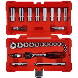 KS Tools 3/8" Chromeplus Steckschlüssel-Satz 27-tlg.