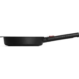 WOLL "Diamond XR Logic" Flachpfanne, Bratpfanne Ø 28 cm, 5 cm hoch mit abnehmbaren Stielgriff - Induktionsgeeignet