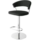 Connubia Barstuhl  New York ¦ schwarz ¦ Maße (cm): B: 57 H: 110 T: 53.0