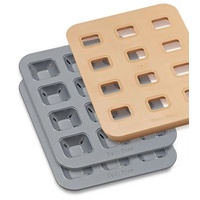 Betty Bossi Backblech Pikante Käsekuchen Chäs-Chüechli Stahlblech Kunststoff beige