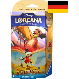 lorcana Disney: Die Tintenlande - Starter Deck Display mit 8 Decks (Deutsch) Sammelkarten