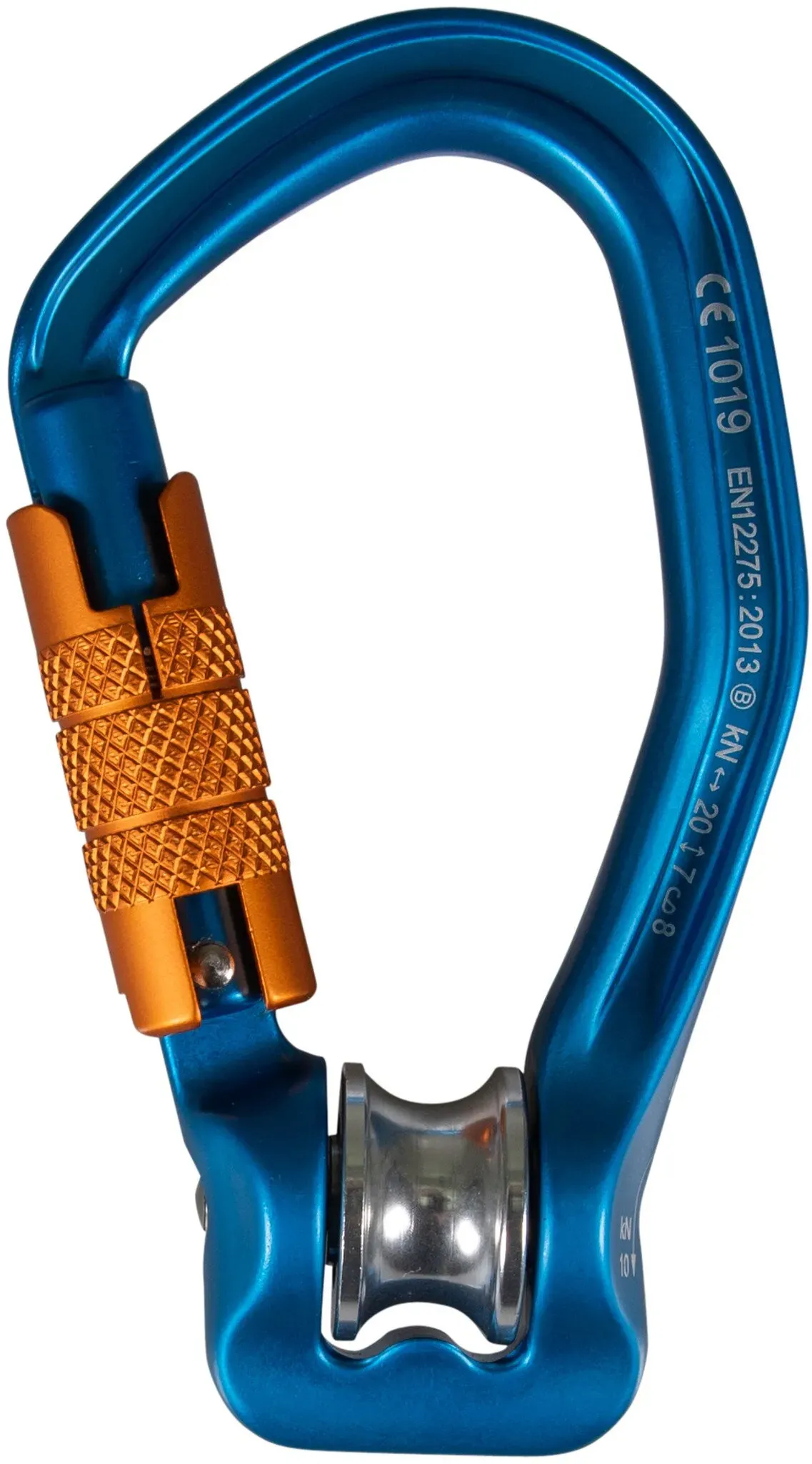 Tree Runner Rollenkarabiner Spin, blau-orange