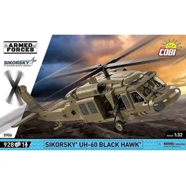 Cobi Armed Forces 5906 Sikorsky UH-60 Black Hawk, 1:32, Bausatz 928 Klemmbausteine, I Figur