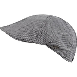 chillouts Schiebermütze »Kyoto Hat«, Flat Cap mit feinem Karomuster, grau