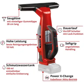 Einhell Akku-Fensterreiniger Brillianto