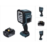 Makita, Arbeitsleuchte, DML 812 M1 Akku LED Handstrahler Taschen Lampe 18 V 1250 lm + 1x Akku 4,0 Ah - ohne (1250 lm)