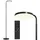 Homcom Stehlampe 2800 lm Schwarz