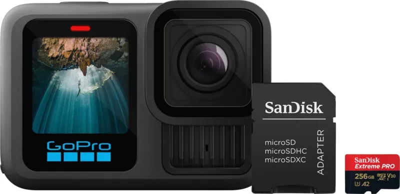 Preisvergleich Produktbild GoPro HERO 13 Black + 256GB Speicherkarte