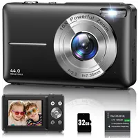 Digitalkamera Kinder Teenager Anfänger 1080P 44MP 16X Zoom Vlogging 2,4 LCD
