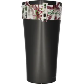 LECHUZA Delta 30 Komplettset 30 x 30 x 56 cm anthrazit metallic