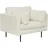 venture home Sessel Boom Teddy Stoff 80 x 80 x 100 cm Braun/Weiß