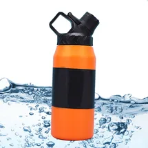 allauve Wasserflasche Aus Edelstahl, 304, Für Sport, Outdoor-aktivitäten, Reisen, Autofahrten Usw. Farbe: