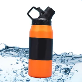 allauve Wasserflasche Aus Edelstahl, 304, Für Sport, Outdoor-aktivitäten, Reisen, Autofahrten Usw. Farbe: