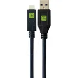 TECHLY USB-A auf USB-C 0,5 m Schwarz