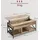 VASAGLE Hellbraun Stahl 60 x 120 x 48-62 cm