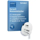 Duravit Circle Einhebel-Wannenmischer, Unterputz, Verbraucher 2, Chrom,