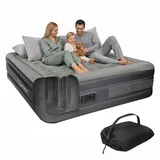 ML-Design Luftbett selbstaufblasend für 2 Personen 203x157x47 cm Grau,