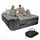 ML-Design Luftbett selbstaufblasend für 2 Personen 203x157x47 cm Grau,