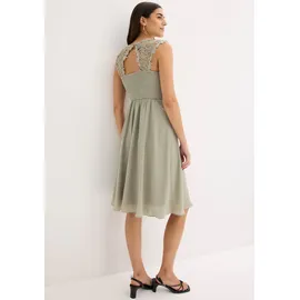 bonprix Minikleid Spitze Grün 38