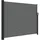 vidaXL Seitenmarkise Ausziehbar 160 x 600 cm Grau Polyester