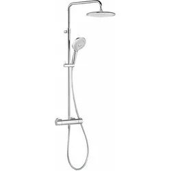 FRESHLINE Thermostat Dual Shower System chrom