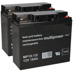 Ersatzakku kompatibel für APC - Dell USV Modelle RBC7 Multipower