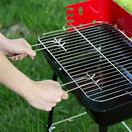 Aktive Grill rot/schwarz