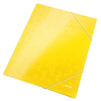 Leitz WOW Eckspannermappe A4, 250 Blatt, gelb