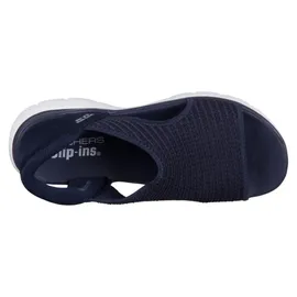 SKECHERS Damen Summits Sandal Sweetly Evolved, Navy Knit, 40 EU - Blau -