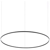 Ideal Lux Oracle Ringintegrierte LED-Pendel-Deckenleuchte schwarz 3000K Ø 150 cm