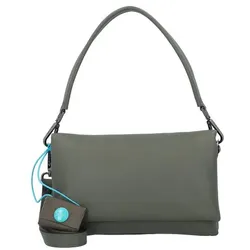 Gabs Iduna Schultertasche M Leder 26 cm military