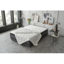 Kunstfaserbettdecke YATAS BEDDING "MAJESTAT BAMBOO Bettdecke in 135x200 und weiteren Größen erhältlich", weiß, B:200cm L:135cm, Bezug: 100% Baumwolle. Füllung: 80% Polyester, 20% Viskose, Bettdecken, hervorragende Feuchtigkeitsregulierung