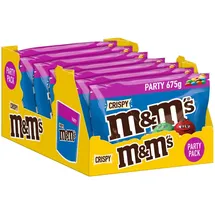 M und M m&m's CRISPY Schokobonbons 2 Packungen 675 g