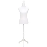 vidaXL Schneiderpuppe Torso Weiß