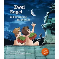 Zwei Engel in Betrachtung des Mondes