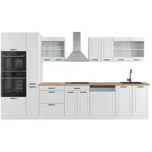 Vicco Küchenzeile R-Line 350 cm Weiß Eiche
