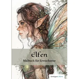 Tolino media Elfen Malbuch für Erwachsene 50 St.
