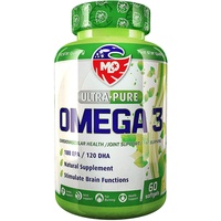 MLO Omega 3 Kapseln Hoch Dosiert, Muskelaufbau Abnehmen, Omega-3-Fettsäuren Fischöl mit 180 EPA und 120 DHA, 1000 mg Fischöl pro Kapsel, mit Hohem Gehalt an Omega-3-Fettsäuren 60 Port.