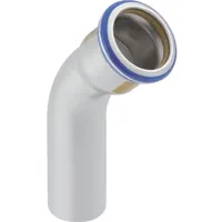 Geberit Mapress Edelstahl Bogen 45Gr d108 mit Einschubende (Gas)