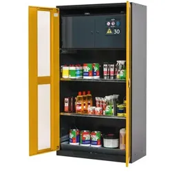 Chemikalienschrank CS RAL 7016/RAL 1004 2FB, 1950x1055x520mm