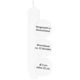 Fink Stabkerze 25 cm weiß