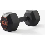 Hanteln 12,5 kg Crosstraining und Muskelaufbau ‒ Hex Dumbbell schwarz EINHEITSGRÖSSE