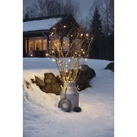 Konstsmide LED Lichterkette 2 m Schwarz Warmweiß