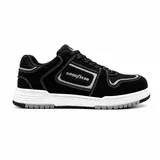 Goodyear Herren Sicherheitsschuhe S1 PS SR FO – Leichte metallfreie Arbeitsschuhe mit Schutzkappe, durchtrittsicher, atmungsaktiv und rutschfest (Schwarz/Weiß, 43 EU)