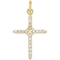 Amor Kreuzanhänger Gelbgold 585