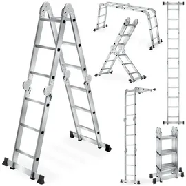 Tectake Teleskopleiter 6in1 12 Stufen