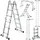Tectake Teleskopleiter 6in1 12 Stufen