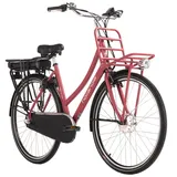 Hollandia E-City Bike 28'' Carry On E-Bike rot 3 Gänge 250W 36V/13 Ah 153E