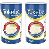 Yokebe Forte - Diätshake zur Gewichtsabnahme - 40% weniger Kohlenhydrate - glutenfrei, laktosefrei und vegetarisch - kalorienarmer Diät-Drink mit Proteinen - 500 g : 10 Portionen (Packung mit 2)